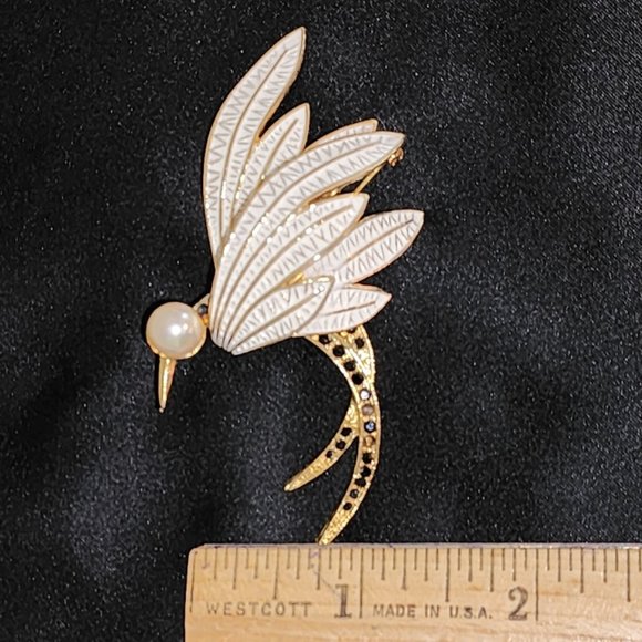 Vintage Corocraft Bird of Paradise Brooch - Picture 3 of 10